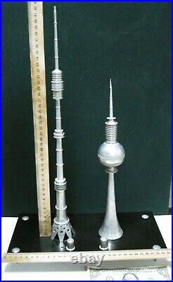 OSTANKINO MOSCOW TV TOWER BERLIN Berliner Fernsehturm Soviet Union Russian USSR