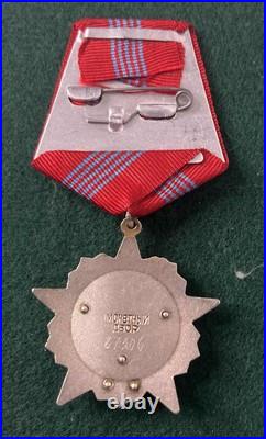 October Revolution? 87306 Vintage USSR Russian Silver Order Medal EXCELLENT