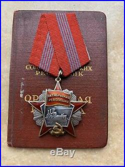 October Revolution Order Ussr Soviet Union Authentic Original Awards For Sale