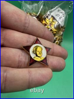 Octobrist Soviet badge vintage Set 300x USSR Communist pins lot star young Lenin