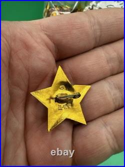Octobrist Soviet badge vintage Set 300x USSR Communist pins lot star young Lenin
