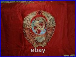 Old banner of the USSR (Soviet) Coat of Arms Communist FLAG Soviet Union