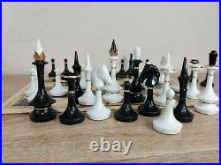 Olympic Soviet Chess set Russian Vintage USSR plastic antique. King 9.9 cm