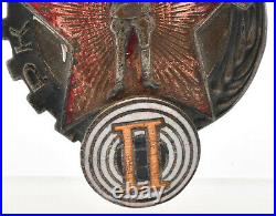 Orden Abzeichen Voroshilow Marksman II. Stufe Russland Sowjetunion USSR Badge