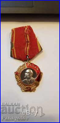 Order Lenin Russia Ussr Gold Soviet Union Award High Class Platinum Enamel