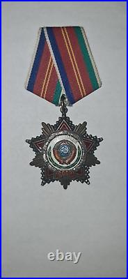 Order of Friendship of Peoples Soviet USSR Medal