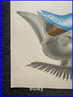 Original 1970s Anti-War Soviet Union Propaganda Poster, Original USSR Propagand