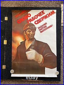 Original 1970s Soviet Union Travel Propaganda Poster Original USSR Propaganda