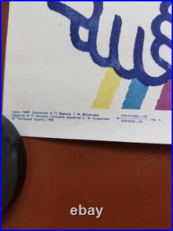 Original Peace Poster, Soviet Union, Ussr