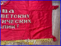 Original Russia USSR CCCP flag Soviet Union 140 x 80cm