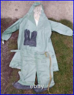 Original Soviet Military chemical protection FULL suit of the USSR Soldier's OZK