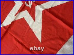 Original USSR navy flag wool from a ship or military submarine Soviet Union