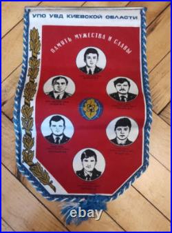 Original USSR pennant Heroes Soviet Union Ukraine Chernobyl