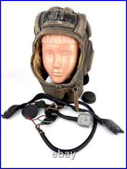 Original Vintage Soviet Union USSR tanker tankman Tank Cap Helmet WINTER