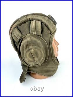 Original Vintage Soviet Union USSR tanker tankman Tank Cap Helmet WINTER