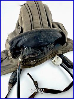 Original Vintage Soviet Union USSR tanker tankman Tank Cap Helmet WINTER