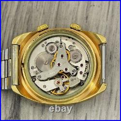 Poljot Alarm's & Vibrates USSR Soviet gold plated watch Cal. 2612.1 18 jewels