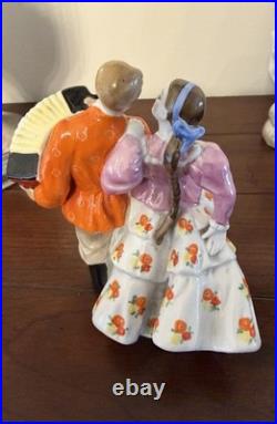 Porcelain Figurine URAL QUADRILLE DULEVO Soviet Union Russian USSR 60s