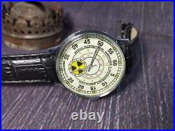 RADIATION troops! POBEDA CHEMICAL Soviet Union Vintage ANALOG rare watch russia