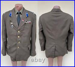 RARE 1970-80s, Soviet KGB USSR Officer's Uniform Jacket and Shirt Set