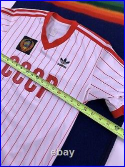 RARE CCCP Russia football soccer shirt adidas reissue 1982 jersey Soviet Union S
