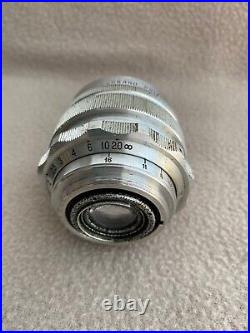 RARE SILVER EXPORT MIR-1 GRAND PRIX Brussels 37mm f/2.8 Wide Angle USSR SLR lens