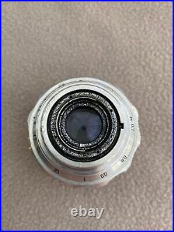 RARE SILVER EXPORT MIR-1 GRAND PRIX Brussels 37mm f/2.8 Wide Angle USSR SLR lens