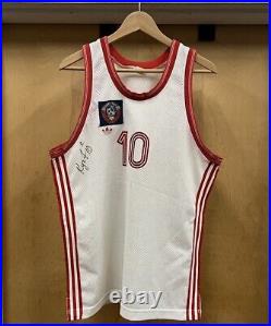 RARE VTG Soviet Union 1990 Goodwill Games Basketball Jersey Game Worn CCCP