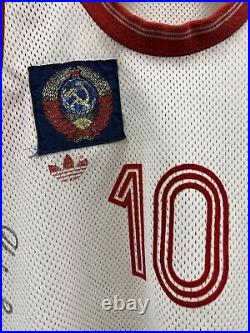 RARE VTG Soviet Union 1990 Goodwill Games Basketball Jersey Game Worn CCCP