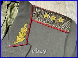 RARE Vintage Soviet Union Red Army GENERAL Uniform Jacket Tunic Breeches SET