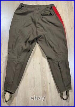 RARE Vintage Soviet Union Red Army GENERAL Uniform Jacket Tunic Breeches SET