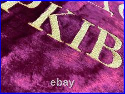 RARE Vintage Soviet Union Russian Russia USSR Large Velvet Red Flag Banner