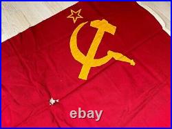 RARE WW2 era Soviet Union Belarus SSR Soviet Republic Flag Banner Defiance Made