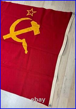 RARE WW2 era Soviet Union Belarus SSR Soviet Republic Flag Banner Defiance Made