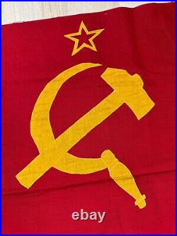 RARE WW2 era Soviet Union Belarus SSR Soviet Republic Flag Banner Defiance Made