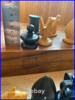 RARE, vintae, large, wooden Soviet Union chess, USSR