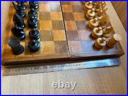 RARE, vintae, large, wooden Soviet Union chess, USSR