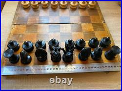 RARE, vintae, large, wooden Soviet Union chess, USSR