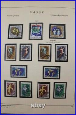 RUSSIA 1963-1991 CTO Used 490+ Pages with Olympic FDC Stamp Collection