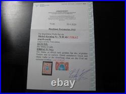 RUSSIA SOVIET UNION Mi. #71 II Ab rare mint stamp (one of a kind) with cert