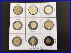 RUSSIA SOVIET UNION USSR 1967 SET, 8 Coins Without 10 K Plus Medal