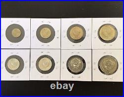 RUSSIA SOVIET UNION USSR 1967 SET, 8 Coins Without 10 K Plus Medal