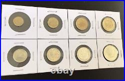 RUSSIA SOVIET UNION USSR 1967 SET, 8 Coins Without 10 K Plus Medal