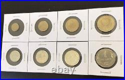 RUSSIA SOVIET UNION USSR 1967 SET, 8 Coins Without 10 K Plus Medal