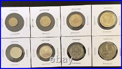 RUSSIA SOVIET UNION USSR 1967 SET, 8 Coins Without 10 K Plus Medal