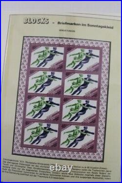 RUSSIA Sheets MNH 1980's with WWF Sport Space Icebear Stamp Collection