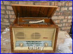 Radio record player YUGDON USSR radiola radiogram Vintage Tube very rare