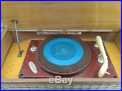 Radio record player very rare SAKTA USSR radiola radiogram Vintage Tube