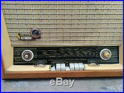 Radio record player very rare SAKTA USSR radiola radiogram Vintage Tube