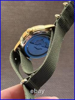 Raketa Copernicus Turquoise Vintage Soviet Automatic Men Watch 90s Sun Dial Rare